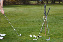 Close-up with 4 clubs supported. Click to enlarge.